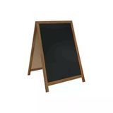 Panda 60X85 Cm Ahsap Ayakli Cati Tipi Yazi Tahtasi Siyah Pan121
