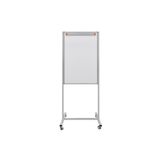 Panda 65x100 Cm Laminant Yüzey Sabit Ayaklı Tekerlekli Yazı Tahtası Pano (flipcartlı) Beyaz