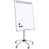 Panda 70 x 100 Mıknatıs Manyetik Yüzey 5 Tekerlekli Yıldız Ayaklı Yazı Tahtası/ PAN580 - Beyaz - 70x100