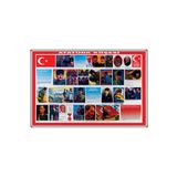 Panda 70X100 CM ATATÜRK?KÖŞESİ PORTRE TABLO PANO (Alüminyum Çerçeve)-PAN501