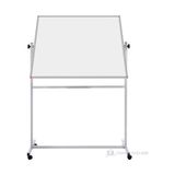 Panda 90 x 120 cm 360 Derece Dönerli Çift Taraflı Laminat Yazı Tahtası 1 Adet Beyaz Renk