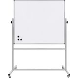 Panda 90 x 120 Cm Mıknatıs Yüzey 360° Dönerli Ayaklı Çift Taraflı Tekerlekli Mobil Yazı Tahtası - Pan570
