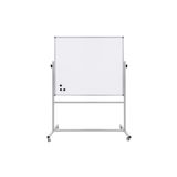 Panda 90X120 cm Mıknatıs Yüzey 360° Dönerli Ayaklı Çift Taraflı Tekerlekli Mobil Yazı TAHTASI-PAN570
