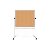Panda 90X120cm Mantar Pano Çift Taraflı Mobil Çift Taraflı 360° Dönerli Tekerlekli