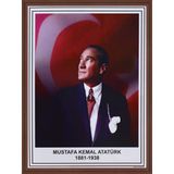 Panda Atatürk Posteri Mdf Çerçeveli 50X70Cm