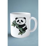 Panda Baskılı Kupa Bardak Çift Taraflı Kişiye Özel Model 8