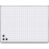 Panda Beyaz Kareli Mıknatıslı Yüzey Yazı Tahtası 120 x 200 cm 1 Adet Dayanıklı Tasarım - 120x200cm - Duvara Monte Yazı Tahtası