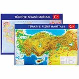 Panda Çıtalı Fiziki ve Siyasi Türkiye Haritası