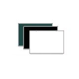 Panda Duvara Monte Laminant Askılı Yazı Tahtası 90x120cm Siyah