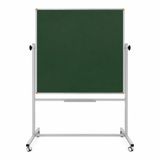 Panda Emaye Yüzey 360° Dönerli Mobil Yazı Tahtası 120X120CM Yeşil