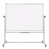 Panda Emaye Yüzey 360° Dönerli Mobil Yazı Tahtası 120X140CM Beyaz