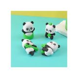 Panda Eraser Silgi - Karışık-Çok Renkli - 8 cm