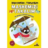 Panda Hayvanları Tanıyalım Maskemizi Takalım - 30 Sevimli Hayvan Maskesi
