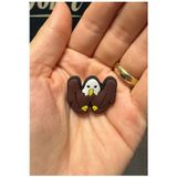 Panda Hediyelik Terlik Süsü/Animal W Harfi