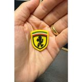 Panda Hediyelik Terlik Süsü/Ferrari Araba Logosu