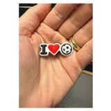Panda Hediyelik Terlik Süsü/I Love Futbol