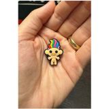 Panda Hediyelik Terlik Süsü/Mini Troll Bebek