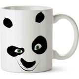 Panda Kung Fu Panda Porselen Kupa Bardak - Beyaz - 300 cc