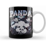 Panda Kupa Bardak Porselen - 1 Adet - 330 ml - Beyaz