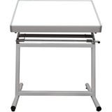Panda LED Işıklı Profesyonel Ayaklı Çizim Masası 80x120 cm Beyaz Renk ve Dayanıklı Yapı