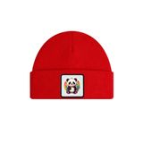 Panda Logolu Kırmızı Çocuk Bere