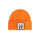 Panda Logolu Turuncu Çocuk Bere