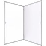 Panda Mıknatıslı Yüzey Kapaklı Pano - 90X120CM - Beyaz - Duvara Monte Yazı Tahtası