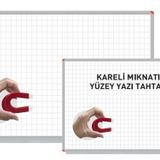 Panda Mıknatıslı Yüzey Kareli Yazı Tahtası PAN 594 Beyaz 120x200