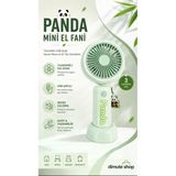 Panda Mini El Fanı Taşınabilir Usb Şarjlı Sessiz Masa Ve El Tipi Vantilatör