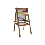 Panda Öğretmen Tipi Ahşap Ayaklı Sepetli Abaküslü Yazı Tahtası 40X55Cm PAN298