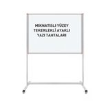 Panda PAN 531 Çelik Emaye 360° Dönerli Yazı Tahtası, Beyaz
