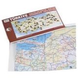 Panda PAN792 118x56 cm Renkli Türkiye Haritası Kağıt Tahta