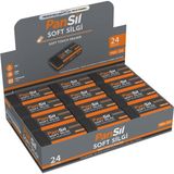 Panda Pansil Siyah Solf Silgi-24 Adet - 0 - Siyah
