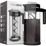 Panda Soğuk Demlenmiş Kahve Için Kahve Makinesi – 1,3 L Cam Sürahi Kolay Temizlenir, Tekrar Ku - Çok Renkli