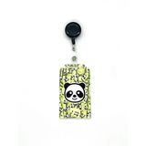 Panda Temalı Dikey Kart Kabı Kart Koruyucu