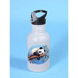 Panda Temalı Matara Suluk 600 ml - Çocuk Suluk Matara, Çocuk Su Matarası