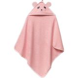 Pandadots 3D Kapüşonlu Bebek Havlusu – 3D Panda Nakışlı,soft Cotton, 80X80 Cm, 0–12 Ay (Pem - 0 - 1 Ay - Renkli