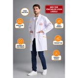 PandaForma Erkek Öğretmen Önlüğü MEB Yeni Yönetmeliğe Uygun Logolu Şekilde Üretilmiştir. ( HAKİM YAKA )