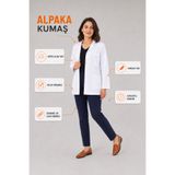 PandaForma Gold Alpaka Kumaş Ceket Boy Öğretmen Önlüğü ,Nefes Alan Kumaş, Kırışma Yapmaz, Kir Leke Tutmaz