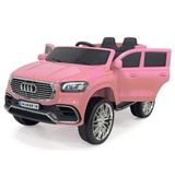 Pandamkee Admire Uzaktan Kumandalı 4x2 Deri Koltuk Bluetooth Pembe Akülü Araba
