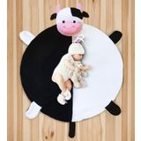 Pandamkee Bebek Oyun Halısı 120 cm Inekli Oyun Matı