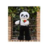 Pandamkee Özgüner Ayakta Duran Siyah Tulumlu Panda Peluş