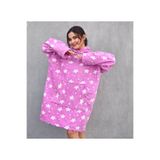 Pandamkee Paptex Welsoft Peluş Polar Giyilebilir Battaniye Pijama SARI