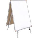 Pandas Panda Çatı Tipi Çift Yüzlü Ayaklı Yazı Tahtası 50*70 Ebat
