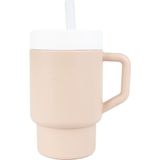Pandish Mugley Pipetli Silikon Alıştırma Bardağı Mug Tek Kulplu 250 ml BPA'sız