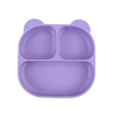 Pandish Vakum Tabanlı Silikon Mama Tabağı - Lila