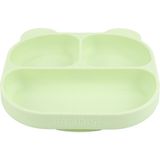 Pandish Vakum Tabanlı Silikon Mama Tabağı Matcha Green