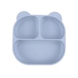 Pandish Vakum Tabanlı Silikon Mama Tabağı - Mavi