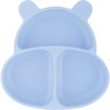 Pandish Vakum Tabanlı Silikon Mama Tabağı Sky Blue