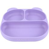 Pandish Vakum Tabanlı Silikon Mama Tabağı Violet Purple